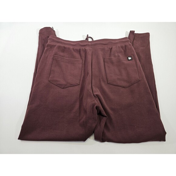 YOUNGLA Men's L Stretch Waist Jogger Sweatpants Lounge Pants Heather Red EUC - Picture 5 of 7